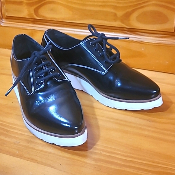 ASOS Shoes - Asos Black Faux Leather Brogues